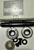 SHIMANO DEORE DX  BOTTOM BRACKET AXLE -  Axe de pedalier 123 mm