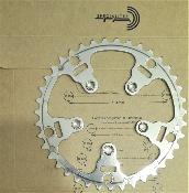 T.A TRIPLE ALUMINIUM CHAINRING - 42 - Plateau alu BCD 135