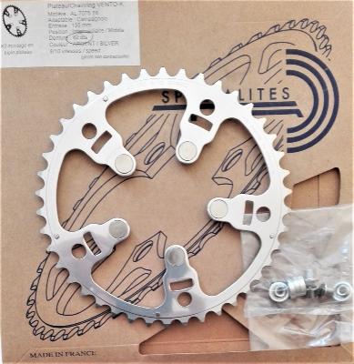 T.A TRIPLE ALUMINIUM CHAINRING - 42 - Plateau alu BCD 135