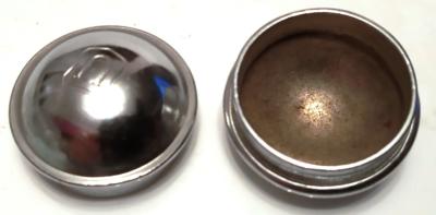 2 UNION STEEL PEDAL CAPS - 2 Capuchons pédale acier 17.8mm