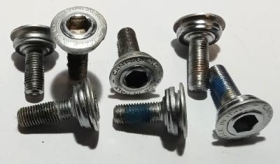 2 CAMPAGNOLO PATENT BOTTOM AXE SCREWS - 2 Boulons axe pédalier