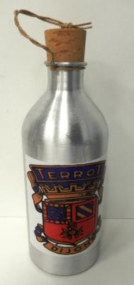 NEW VINTAGE ALUMINIUM WATER BOTTLE TERROT - Bidon