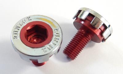 2 Vis de manivelle aluminium