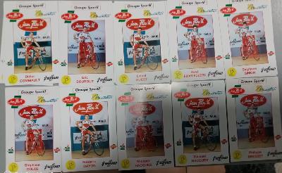 Lot de 10 Cartes Postales - 10 COUREURS JEAN FLOC'H BERNARD