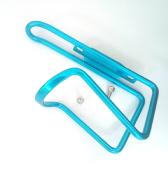 BLUE  ALU BOTTLE CAGES -  Porte bidon alu