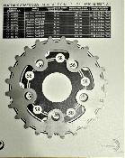 T.A STEEL / INOX CHAINRING - 24 - Plateau acier / inox BCD 58