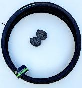 2  NEWTON Deli Tire 45C X 700 (28X1.75)  Noirs + 2 chambres à air