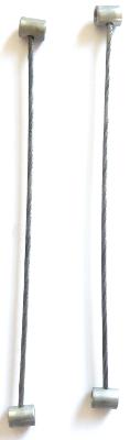 2 BRAKES CABLES - Cables de frein 115mm