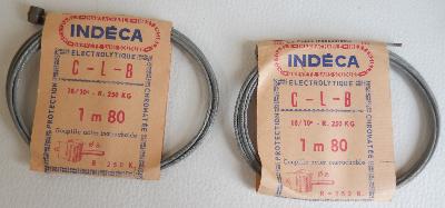 2 BRAKES CABLES INDECA CLB - Cables de frein