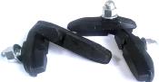 4 BLACK BMX BRAKE PADS - 4 Patins de freins noirs