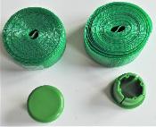  PLASTIC TAPE FOR HANDLBARS GREEN - Guidoline verte type BENOTTO