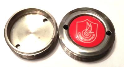 ALUMINIUM CAMPAGNOLO STYLE CRANKSET DUST CAPS - Bouchon de manivelle