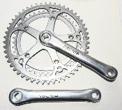 SOLIDA ALLOY STEEL CRANKSET 170 mm  42x52 - Pédalier alu/acier
