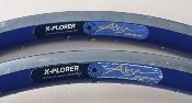 2 ALESA X-PLORER RIMS ALU 26"  - 2  Jantes rouges bleues  36 trous