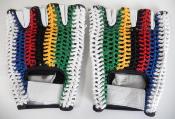 BICYCLE GLOVES COTON CROCHET AND LEATHER - Gants mitaine