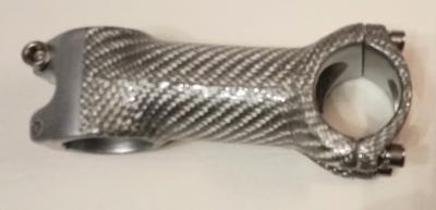 CARBONE - 90mm - Ø28.6mm - Potence gainé carbone