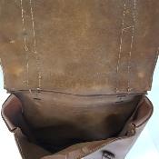 LEATHER HANDLEBAR BAG - Sacoche de la Poste en cuir