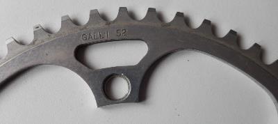 GALLI ALUMINIUM CHAINRING 52 - Plateau alu BCD 144