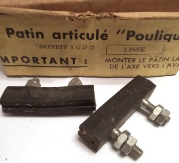 2 POULIQUEN BRAKE PADS - 2 Patins de freins