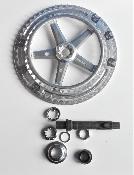 SHIMANO MW   ALUMINUM DOUBLE CHAINRING    - 52 / 42 - Doubles plateaux 