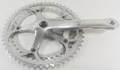  CAMPAGNOLO CRANKSET ARM 170 mm + 2 CHAINRINGS - 52/42 T  - Manivelle Droite + 2 Plateaux