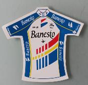 BANESTO STICKER - 1 Autocollant Maillot équipe BANESTO