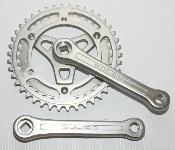 SOLIDA ALLOY STEEL CRANKSET 150 mm  42x36 - Pédalier alu/acier