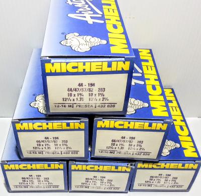 2 / 10 MICHELIN 12 1/2 x 1.75  INNER TUBS - Chambres à air 10 x 1 3/4 1 5/0 Presta