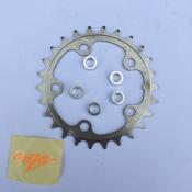 ONZA STAINLESS STEEL CHAINRING 26 - Plateau alu BCD 74