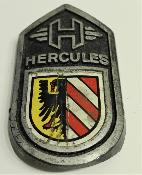 BICYCLE HERCULES HEAD BADGE - Plaque de cadre