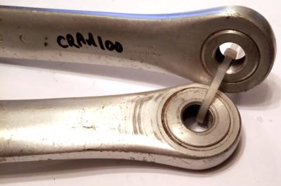 SHIMANO DURA-ACE CRANKSET ARMS 170 - Manivelles 9/16 X 20F.