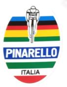 1 PINARELLO STICKER  - 1 Autocollant tube de direction