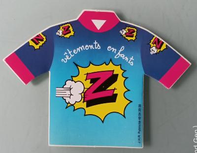 Z STICKER - 1 Autocollant Maillot équipe Z