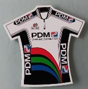 PDM STICKER - 1 Autocollant Maillot équipe 