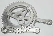 SOLIDA ALLOY STEEL CRANKSET 150 mm  42x36 - Pédalier alu/acier