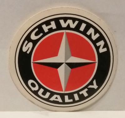 SCHWINN STICKER  - Autocollant 6cm