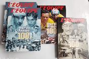 L'EQUIPE - TOUR DE FRANCE 100 ANS. 3 Livres Collectors