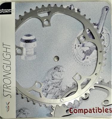 STRONGLIGHT ALUMINIUM CHAINRING - 51 - Plateau alu BCD 135