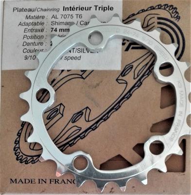 T.A ALUMINIUM CHAINRING - 24 - Plateau alu BCD 74