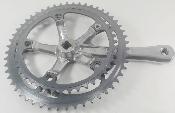 SUNTOUR SAKAE CRANKSET ARM 170 mm + 2 CHAINRINGS- 52/42 T  - Manivelle Droite + 2 Plateaux