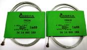 2 BRAKES CABLES INDECA CYCLE - Cables de frein 1.80m