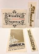 4 COMMENCAL STICKERS  - 4 Autocollants Commencal absolut