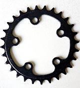 ALUMINIUM CHAINRING 28 - Plateau alu BCD 74