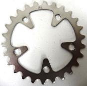 T.A CYCLOTOURITE STEEL CHAINRINGS 26 - Plateau acier