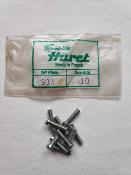 2 HURET 914 DERAILLEUR SCREWS - 2 vis de dérailleur ar.