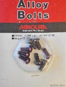 8 MINOURA ALLOY BOTTLE CAGE SCREWS - 8 Vis porte bidon alu