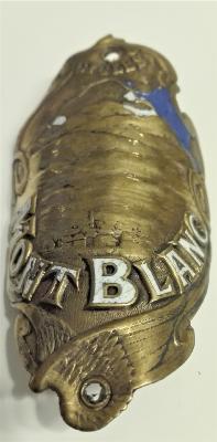 BICYCLE MONT BLANC HEAD BADGE - Plaque de cadre