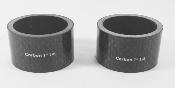 2 STRONGLIGHT CARBON SPACERS 1"1/8 - 2 Entretoises carbones 5 /10 /15 ou 20 mm - 28.6mm diametre