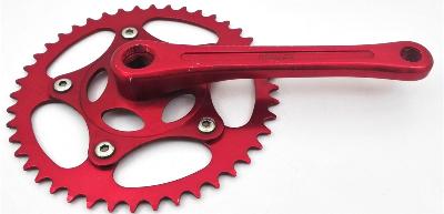 TRACER   CRANKSET ARM 170 mm + 1 CHAINRINGS -  44 T  - Manivelle Droite +  1 Plateaux