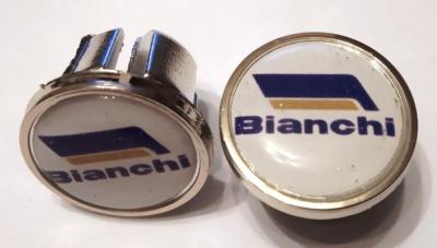 BIANCHI HANDLEBAR END PLUGS - 2 Bouchons de guidon